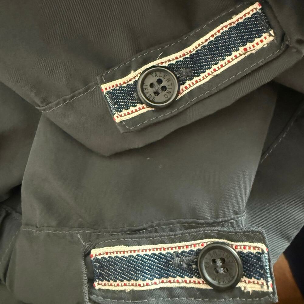 Valentino vtg bomber windbreaker jacket full zip men’s size 48 US medium M - Picture 14 of 16